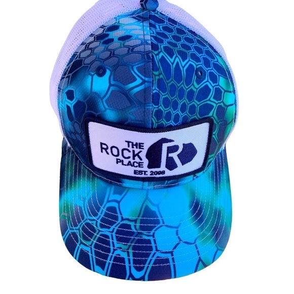 NWT Kryptek Baseball Hat / Cap Blue and White Snap Back Richardson Style 112P - Picture 6 of 6